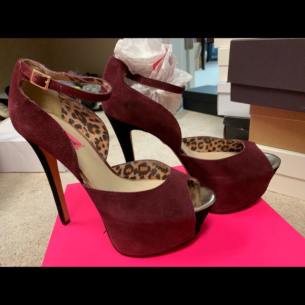 Platform oxford red heels❤️💃🏽